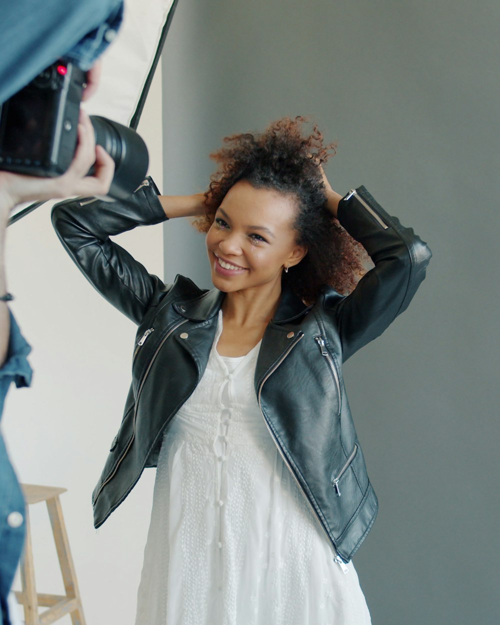 A campaign image from the bridal collection