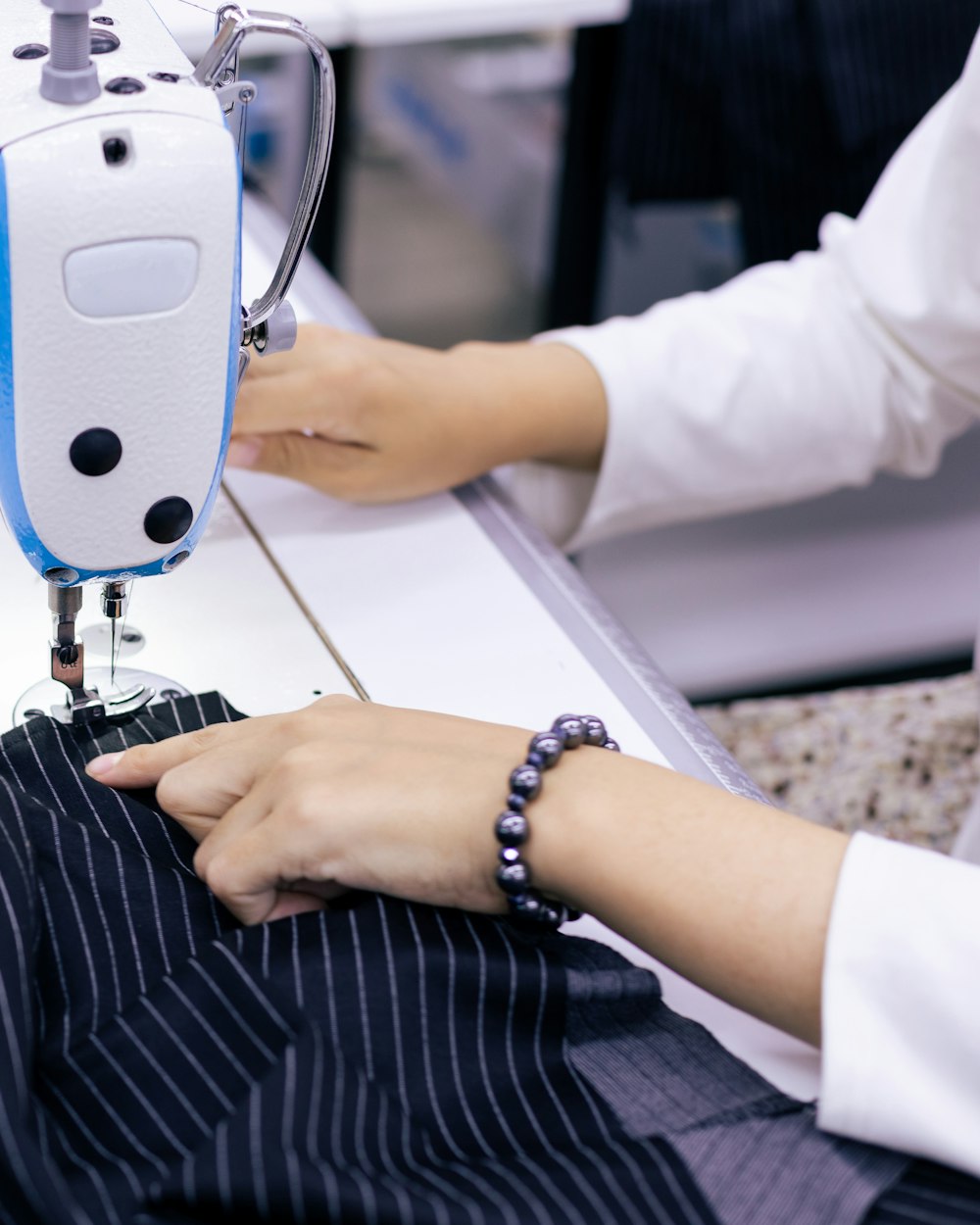 In-house alterations at the sewing machine